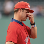 Brock Holt Red Sox first pitch